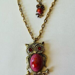 Vintage 70’s Owl Necklace